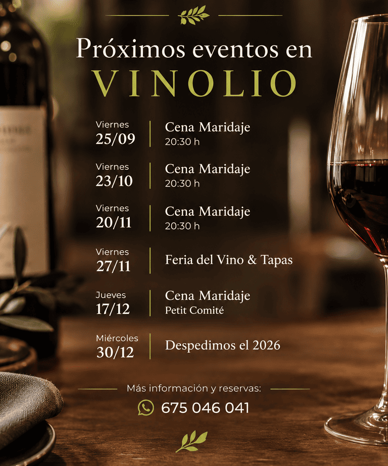 Calendario Eventos - Vinolio